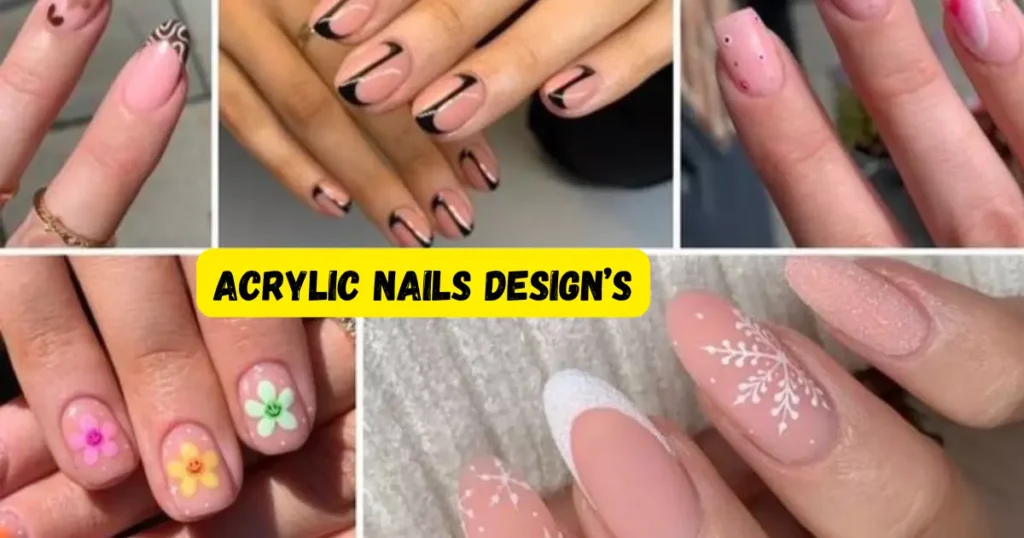 aycrylic nails design